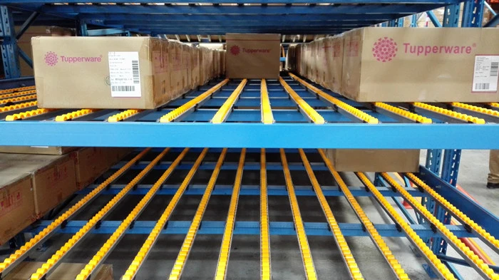 Warehouse Flow Rack for Carton Storage