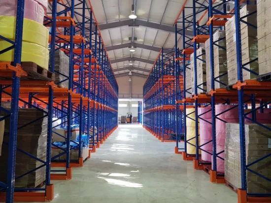 Unidad de servicio pesado de almacenamiento de almacén en estanterías de paletización