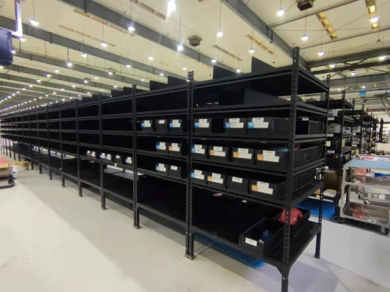 Almacenamiento de almacén ajustable de servicio mediano liviano de alto rendimiento / Estante de metal de acero para supermercado / Estanterías Estanterías, Venta caliente de fábrica de estantes de estantes de alta calidad.