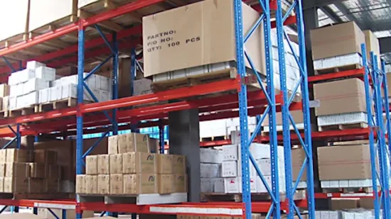 Estante de plataforma de almacenamiento de almacén industrial de servicio pesado certificado
